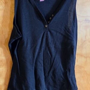 💥💥 FREE WITH PURCHASE No Boundaries Black Ribbed Tank Top